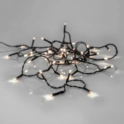 SERIE LED Ljusslinga Crispy Ice White 40L 2,8m Svart