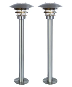 SHINE Pollare 2-Pack 61cm Rostfritt stål 12V IP44
