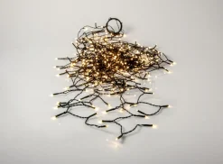 SHINY WARMWHITE Julgransbelysning 200cm 360LED Varmvit/Grön IP44