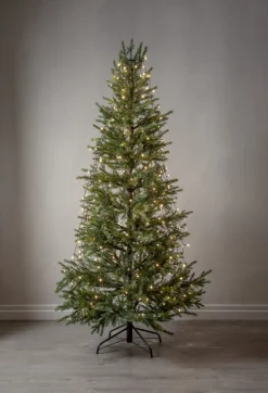SHINY WARMWHITE Julgransbelysning 200cm 360LED Varmvit/Grön IP44