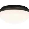 SIRACUSA LED-Plafond Bad 24,8cm Vit/Svart IP44