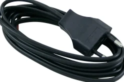 SLADDSTÄLL 2m EU-Kontakt Flat 2x0,75 Svart