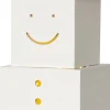 SNOWMAN Dekorationsfigur Batteri 29,5cm Vit
