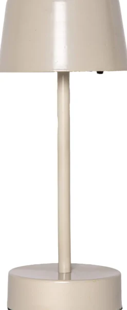 SOLEI Solcellslykta/USB 26,5cm Beige