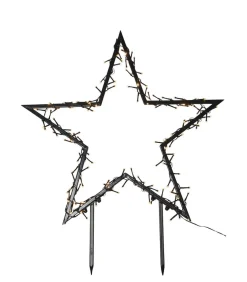 SPIKY Utomhusdekoration 140L 73cm Svart