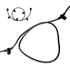 SPLITTER Grenkabel/Förlängning 5m med 5+1 Uttag 12V