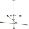 SPRÖT Takpendel 6L 85cm Borstad Nickel IP20