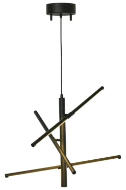 STECCO Taklampa LED 60cm Svart Dimbar