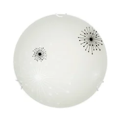 STELLA LED-Plafond 30cm Frostad/Mönster