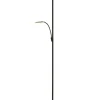 STOCKHOLM Golvlampa LED-Uplight Dimbar 184cm Svart