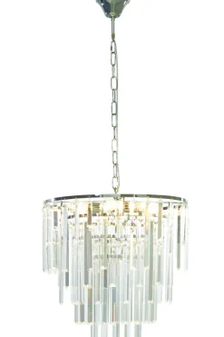 STRATI Taklampa 45cm Krom/Klar