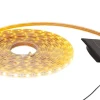 STRIP LIGHT Solcells-ljusslinga 500cm Transparent
