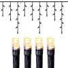 SYSTEM DECOR EXTRA Istappsslinga 3m 126LED Varmvit/Svart IP44