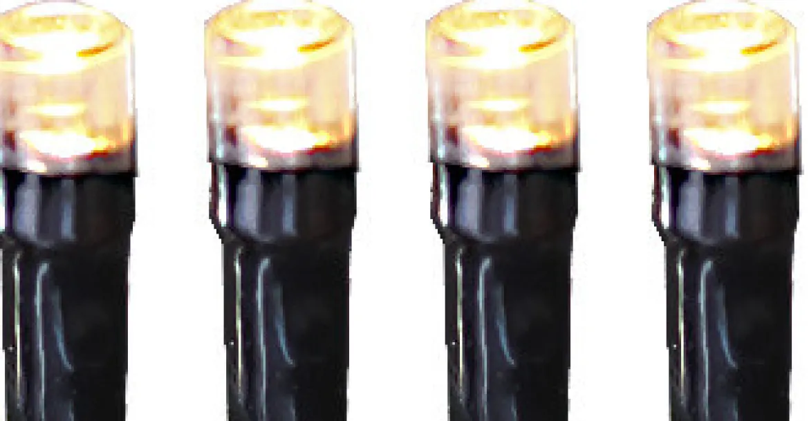 SYSTEM DECOR EXTRA Istappsslinga 3m 126LED Varmvit/Svart IP44