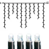 SYSTEM LED EXTRA Istappsslinga 2m 100LED Kallvit/Svart IP44