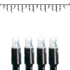 SYSTEM LED EXTRA Istappsslinga 3m 50LED Kallvit/Svart IP44