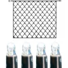 SYSTEM LED EXTRA Ljusnät 3m 192LED Kallvit/Svart IP44