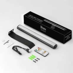 Tavelbelysning USB-Laddbar 32cm Svart