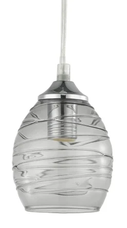 TELLUS Fönsterlampa 10cm Smoke