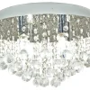 TERESA Plafond Bad 36cm Krom/Klar IP44