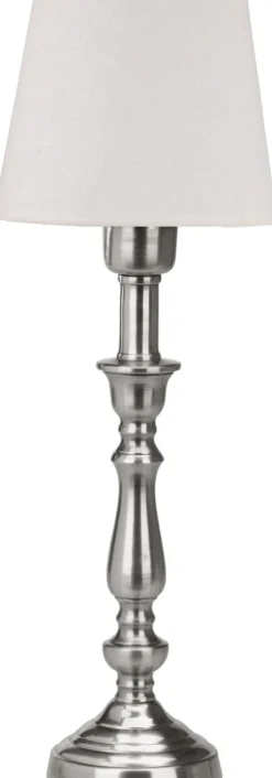 THERESE Lampfot 34cm Antiksilver