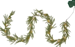 THUJA Girland Batteri 180cm Grön IP44