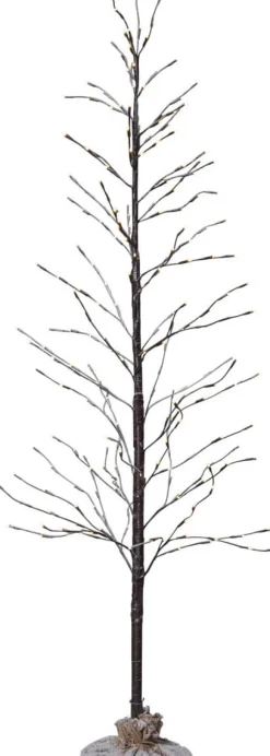 TOBBY TREE Dekorationsträd 196LED 150cm Brun IP44