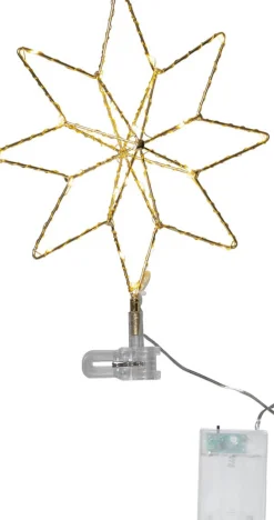 TOPSY Toppstjärna 28LED 30cm Guld IP44