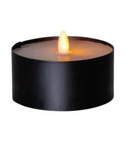 TORCH CANDLE LED-Marschall 10,5cm Svart