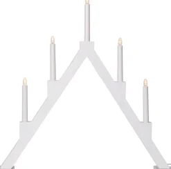 TORPA Träljusstake 57,5cm Vit