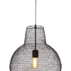 TRASSEL Taklampa Rund 45cm Svart