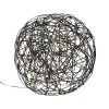 TRASSEL Utomhusdekoration 30cm 50LED IP44 Svart