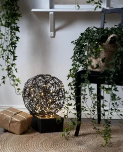 TRASSEL Utomhusdekoration 30cm 50LED IP44 Svart