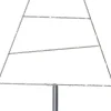 TRIANGLE Dekorationsträd 60LED 90cm Silver