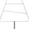 TRIANGLE Dekorationsträd 85LED 116cm Silver
