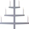 Tripp Ljusstake 7L 77cm Grå