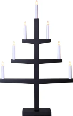 Tripp Ljusstake 7L 77cm Svart