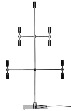 TWICE Ljusstake 9L 91cm Krom
