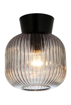 VANJA Plafond 20cm Svart/Rökgrå