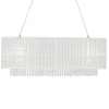 VENDELA DUBBEL Taklampa 70cm Vit