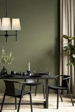 VERBIER Taklampa 3L 41cm Svart/Vit