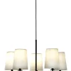 VERBIER Taklampa 5L 58cm Svart/Vit