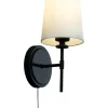 VERBIER Vägglampa 31cm Svart/Vit