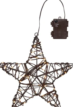 VICKE STAR Utomhusdekoration Batteri 30cm Svart IP44