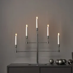 VIDE Ljusstake 5L 53cm Krom