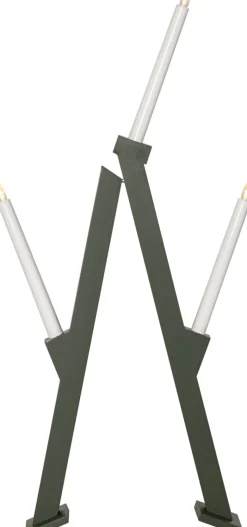 VIKA Ljusstake Batteri 64cm LED Grön