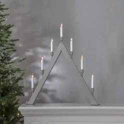 VIND Ljusstake 7L 63cm Beige