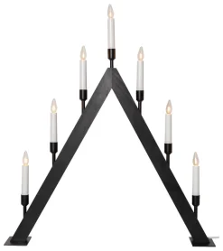 VIND Ljusstake 7L 63cm Svart