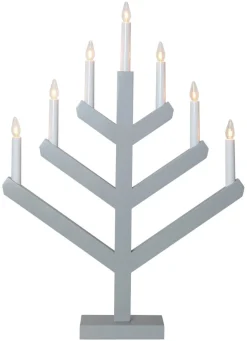 VINGA Ljusstake 7L 62cm Grå