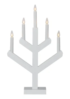 VINGA Ljusstake 5L 50cm Vit